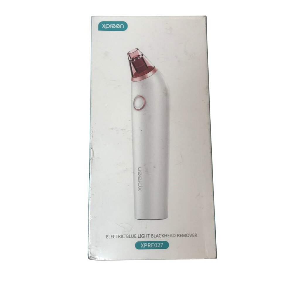 Xpreen Electric Blue Light Blackhead Remover Vacuum Rechargeable Facial Pore Cle